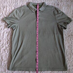 Tasso Elba Green Supima Blend Cotton Polo